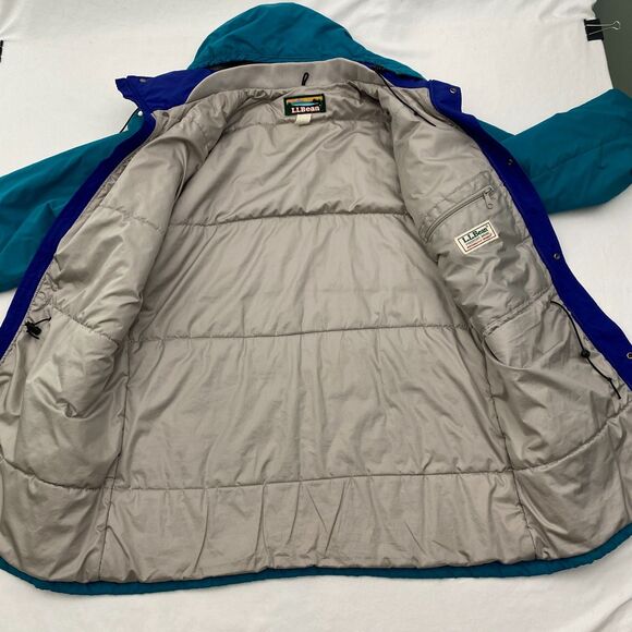 Vintage LL Bean Coat Penobscot Parka Mens Tall Large Hooded Outdoor USA Made - Picture 7 of 12